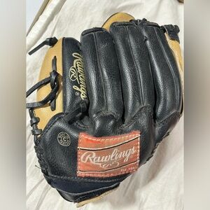 Rawlings PL100C 10in Tan Baseball Glove with Black Laces